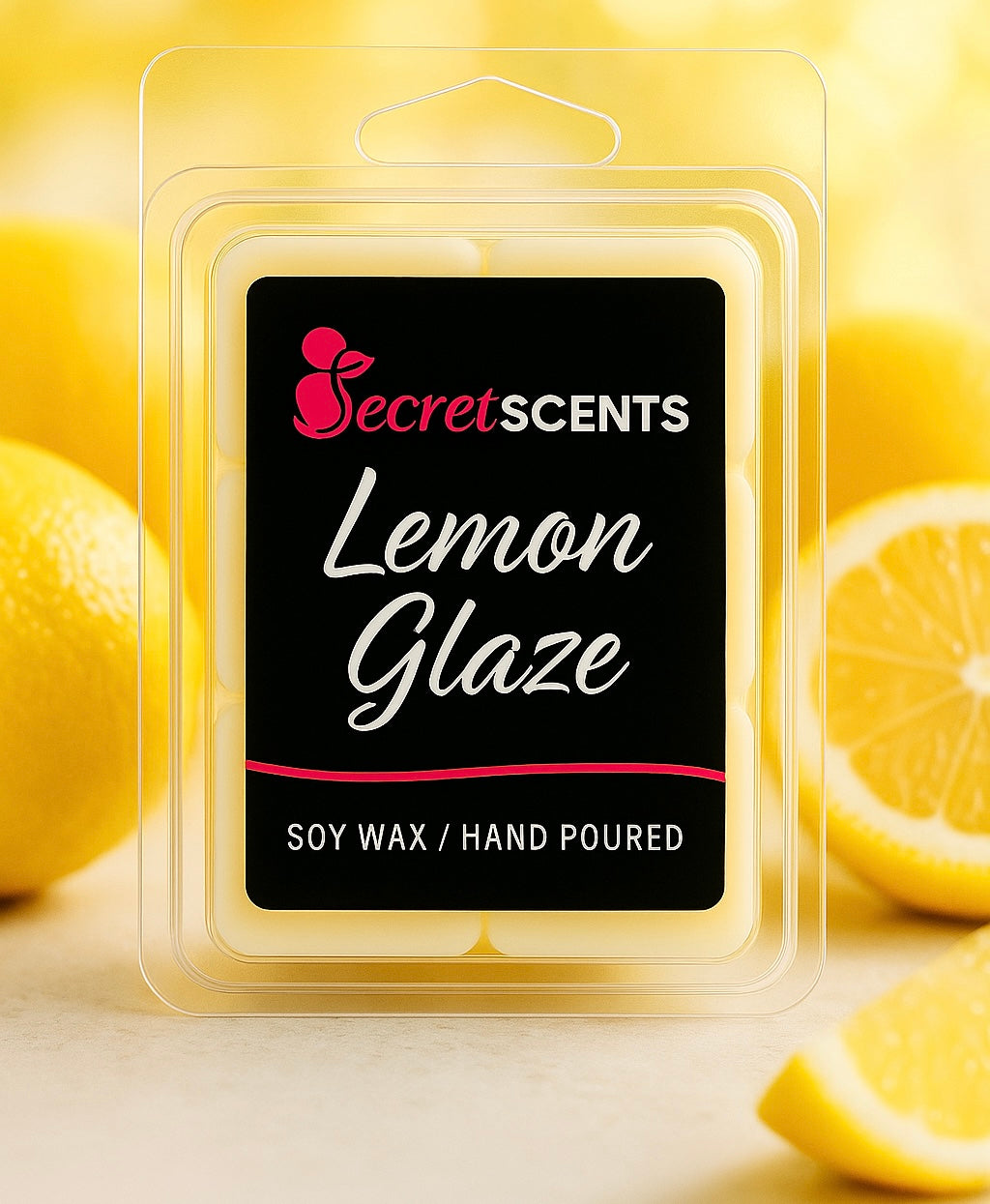 Lemon Glaze Highly Scent Natural Soy Wax Melts (6ct.)