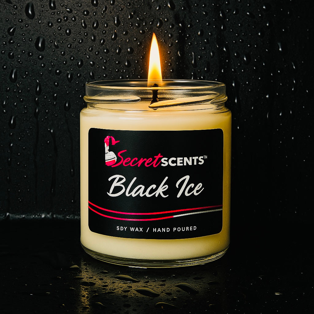 Black Ice Highly Scented Natural Soy Wax Candle