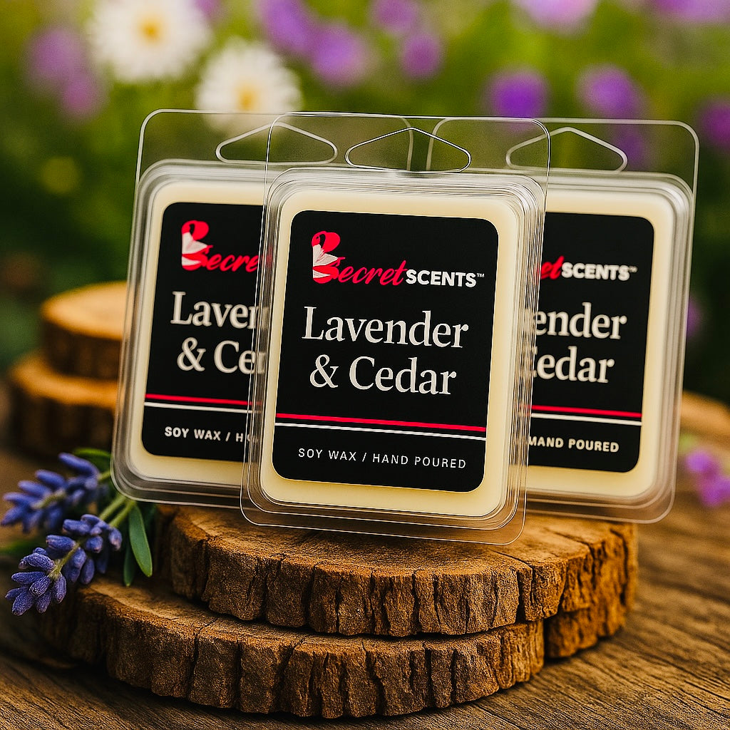 Lavender and Cedar Highly Scented 3 Pack Wax Melt