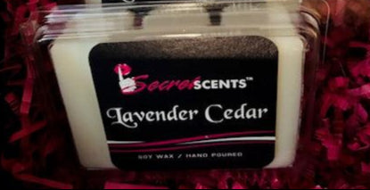 Lavender Cedar Scented Natural Soy Wax Melt Set (3pk) – Secret Scents