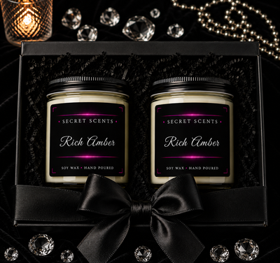 Rich Amber Candle set