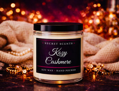 Kozy Cashmere Highly Scented Natural Soy Wax Candle