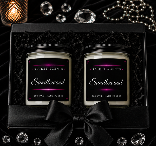 Sandalwood candle set