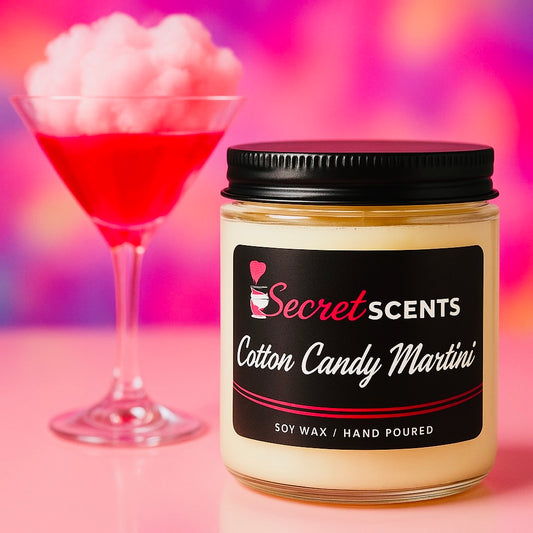 Cotton Candy Martini Highly Scented Natural Soy Wax Candle