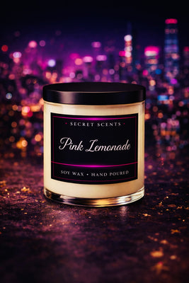 Pink Lemonade Highly Scented Natural Soy Wax Candle