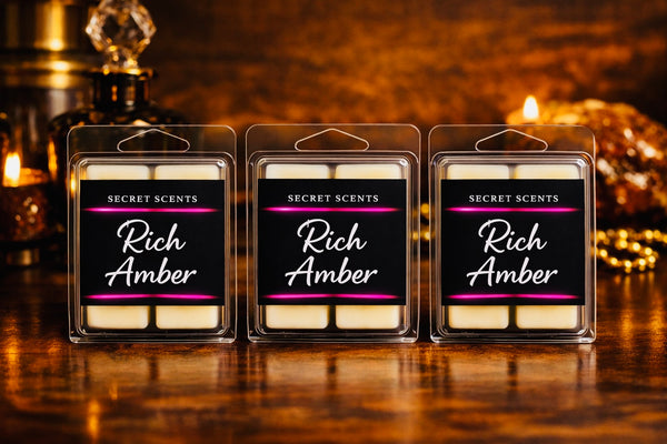 Rich Amber Highly Scented 3 Pack Wax Melts