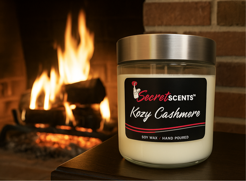 Kozy Cashmere Highly Scented Natural Soy Wax Candle