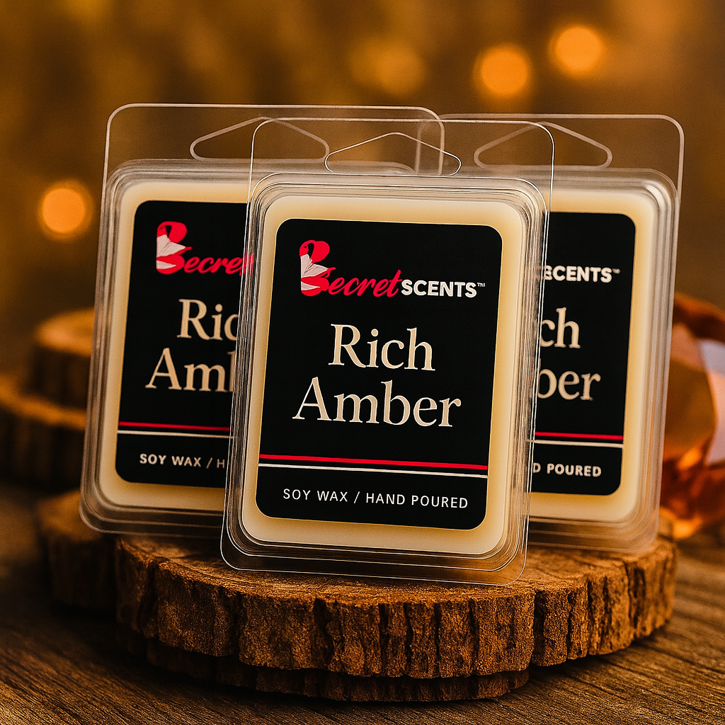 Rich Amber Highly Scented 3 Pack Wax Melts