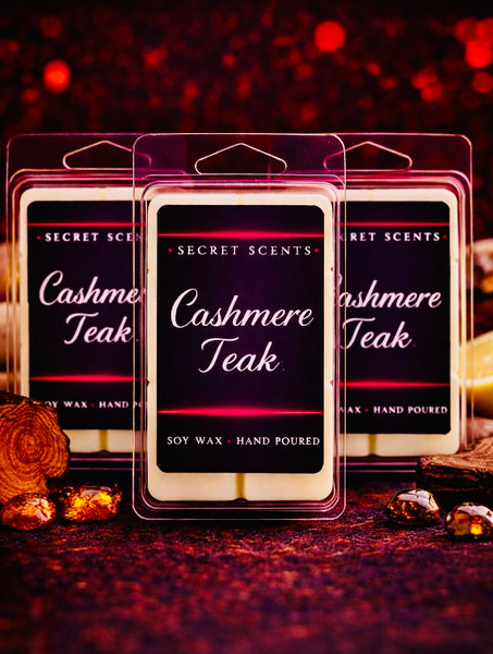 Cashmere Teak 3 Pk. Highly Scented Wax Melts