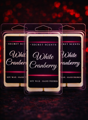 White Cranberry Highly Scented 3pack Wax Melt