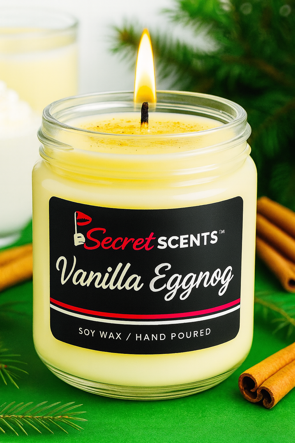 Vanilla Eggnog Highly Scented Candles 16oz