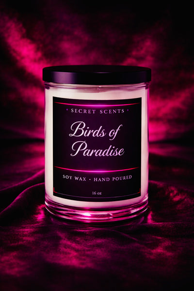 Birds of Paradise Highly Scented Natural Soy Wax Candle