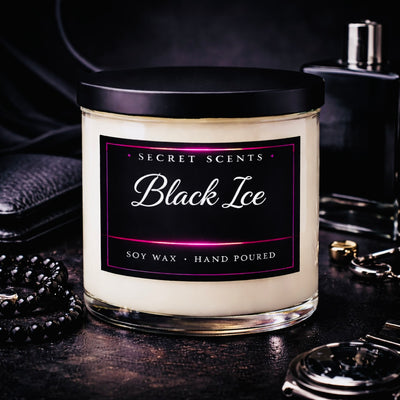 Black Ice Highly Scented Natural Soy Wax Candle