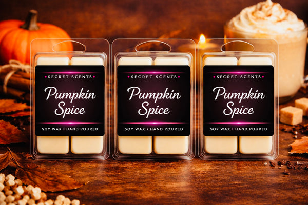Pumpkin Spice Highly Scented 3 Pack Wax Melt
