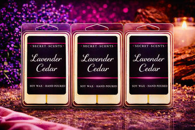 Lavender and Cedar Highly Scented 3 Pack Wax Melt