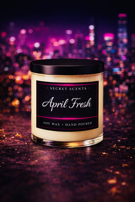 April Fresh Highly Scented Natural Soy Wax Candle