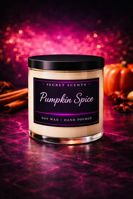 Pumpkin Spice Highly Scented Natural Soy Wax Candle