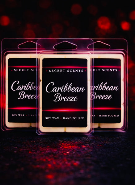 Caribbean Breeze Highly Scented 3 Pack Wax Melt