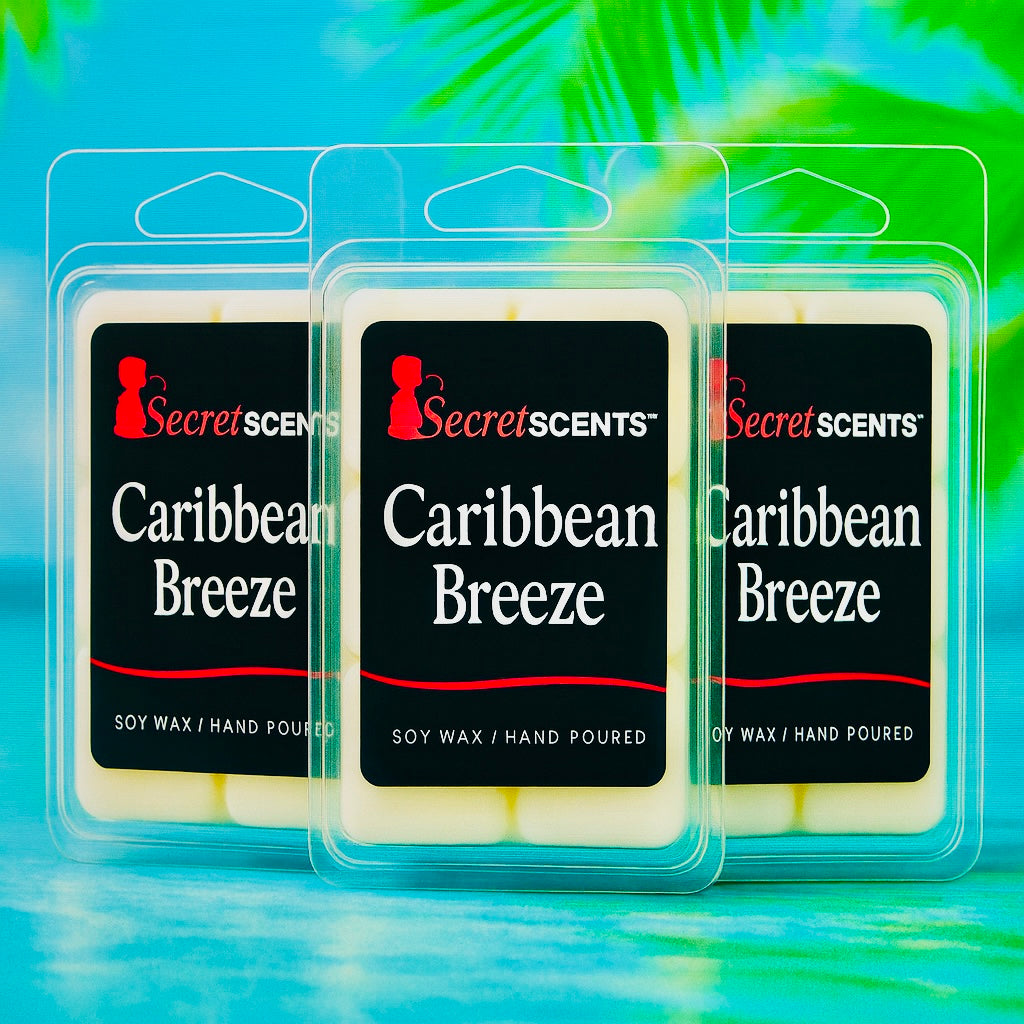 Caribbean Breeze Highly Scented 3 Pack Wax Melt