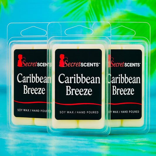 Caribbean Breeze Highly Scented 3 Pack Wax Melt