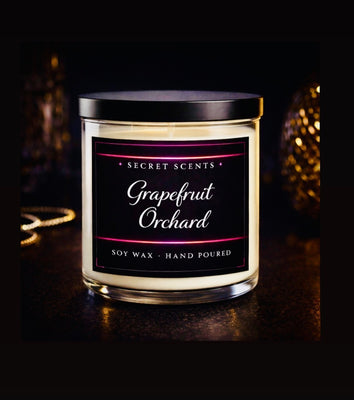 Grapefruit Orchard Highly Scented Natural Soy Wax Candle