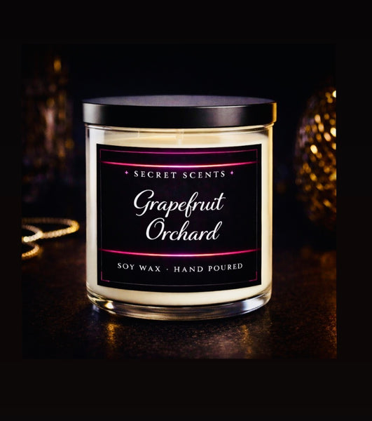 Grapefruit Orchard Highly Scented Natural Soy Wax Candle