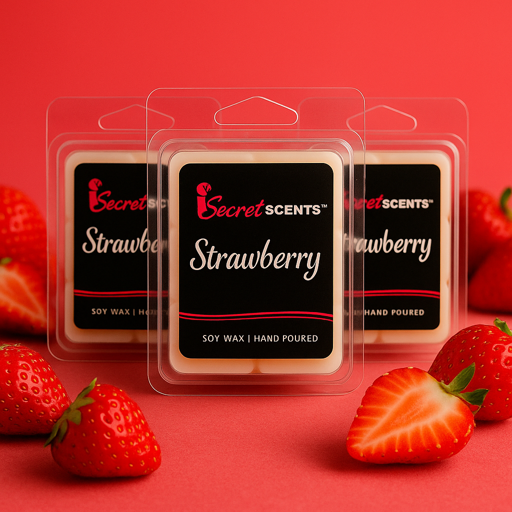 Strawberry Highly Scented Wax Melts 3 Pack