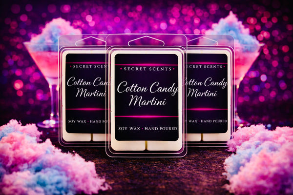 Cotton Candy Martini Highly Scented 3 Pack Wax Melt