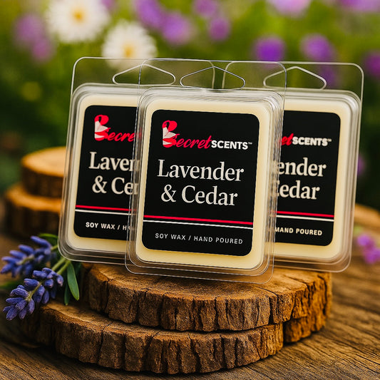 Lavender and Cedar Highly Scented 3 Pack Wax Melt