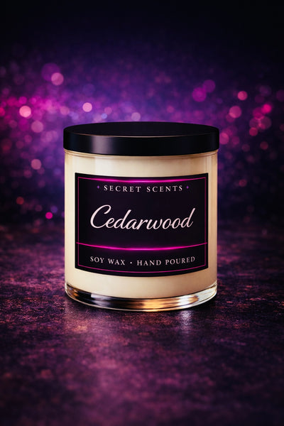 Cedarwood Highly Scented Natural Soy Wax Candle