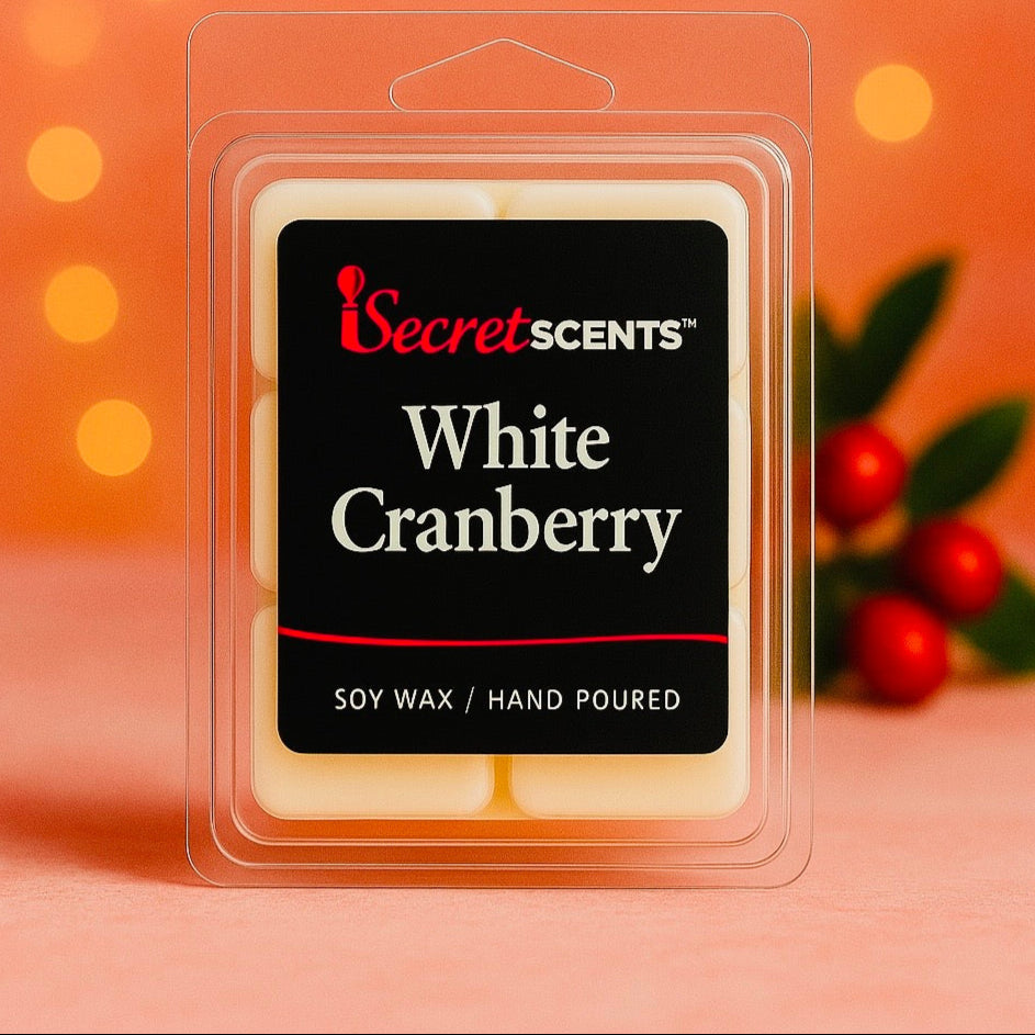 White Cranberry Highly Scented Natural Soy Wax Melts (1pk/6ct)