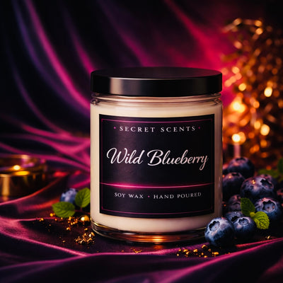 Wild Blueberry Highly Scented Natural 16oz Soy Wax Candle
