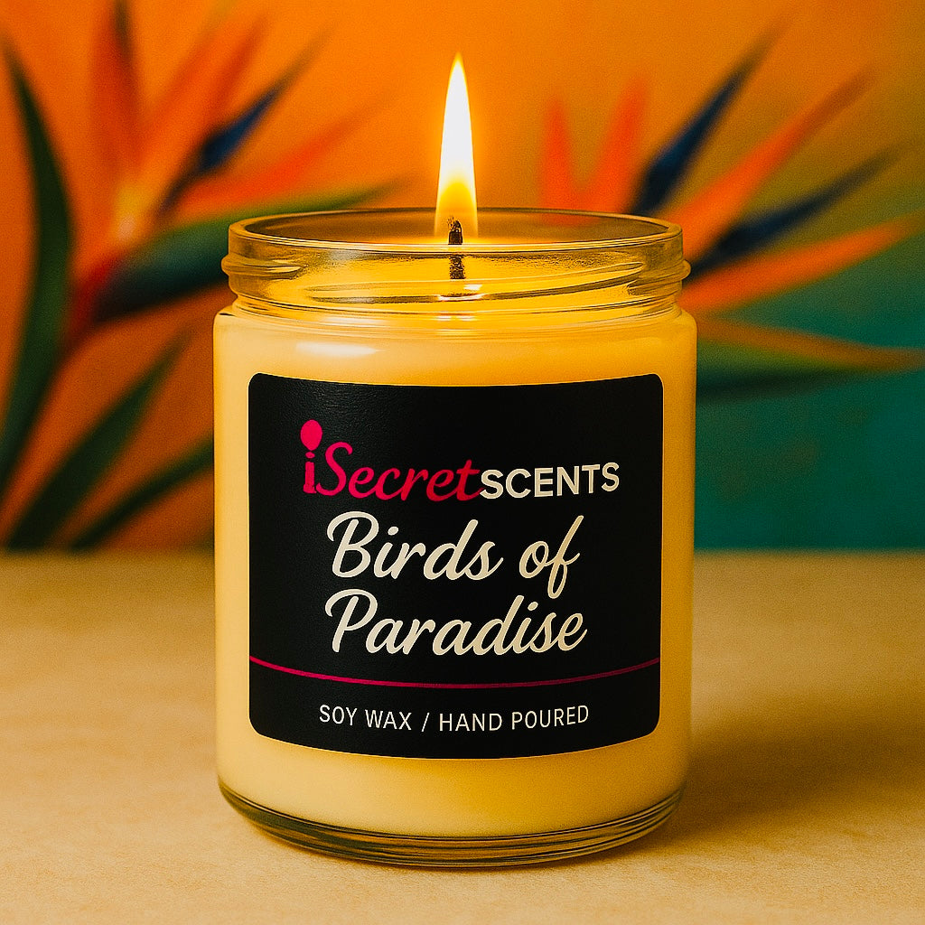Birds of Paradise Highly Scented Natural Soy Wax Candle