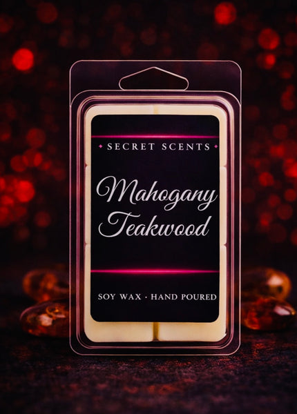 Mahogany Teakwood Highly Scented 6ct. Wax Melt
