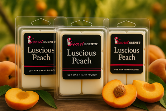 Luscious Peach Highly Scented 3 Pack Wax Melts