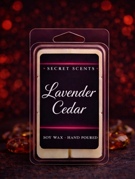 Lavender Cedar Highly Scented Natural Soy Wax Melts (1pk/6ct)