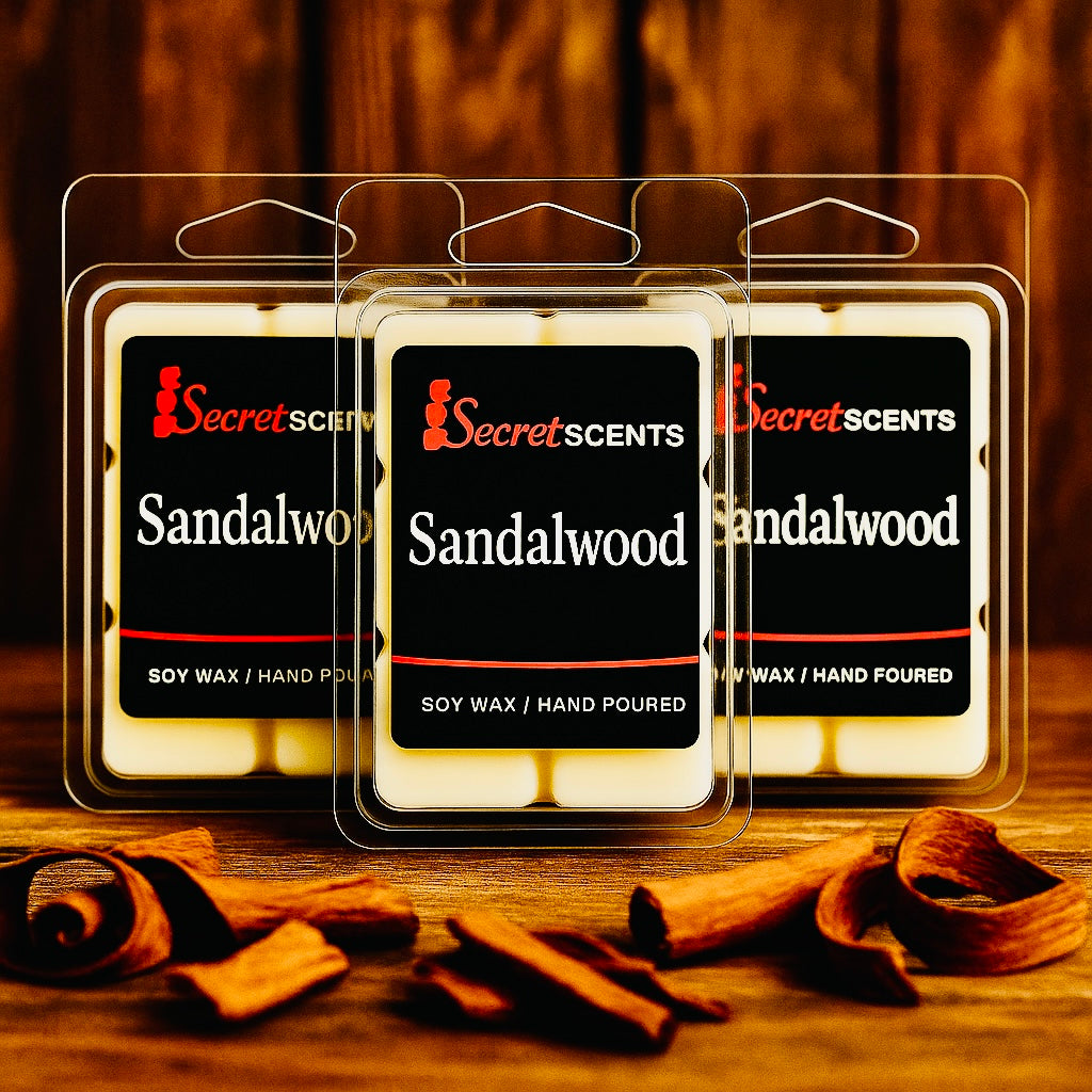 Sandalwood Highly Scented 3 Pack Wax Melt