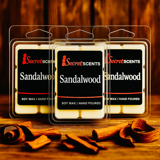 Sandalwood Highly Scented 3 Pack Wax Melt
